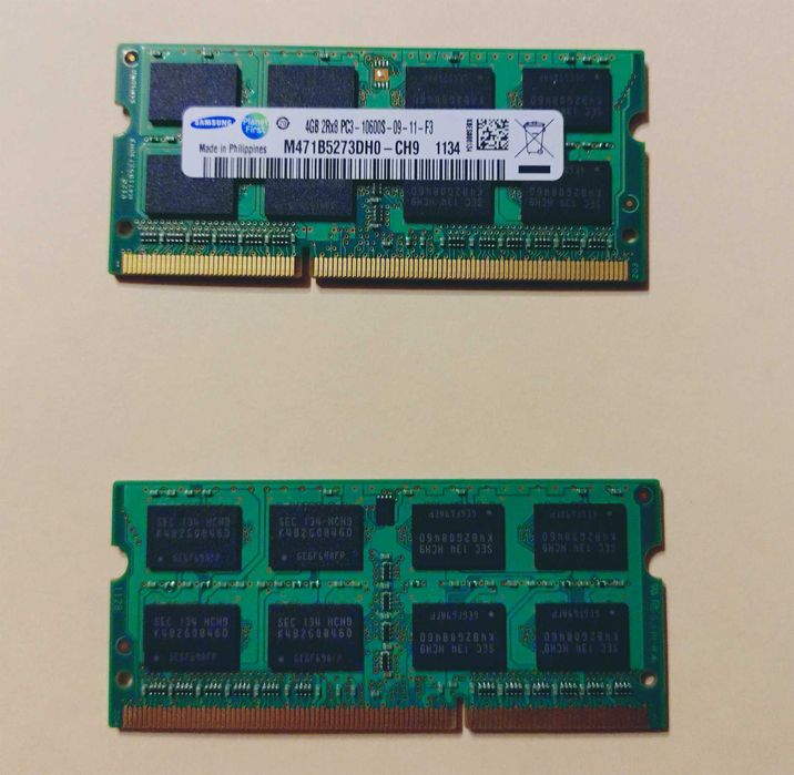 RAM Памет 8GB (2x4GB), PC3-10600S за PC лаптоп компютър