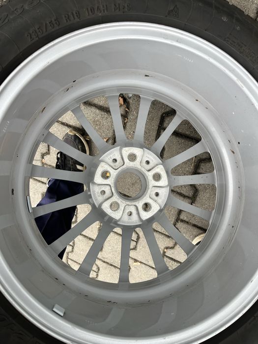 Jante 5x112mm, anvelope iarna 235/55 R18, VW Audi Seat Skoda Mercedes