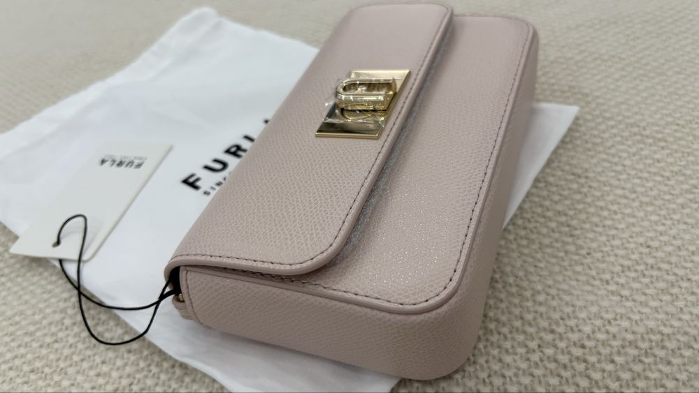 Чанта Furla 1927 mini цвят розе