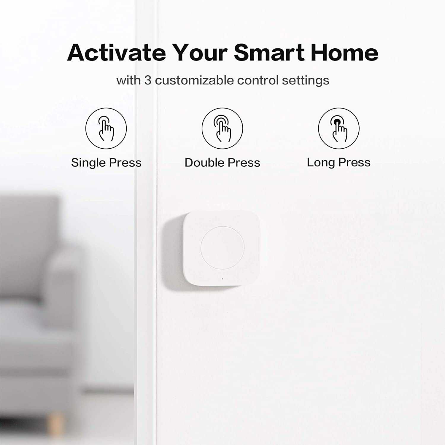 Безжичен мини бутон AQARA WIRELESS MINI SWITCH Zigbee