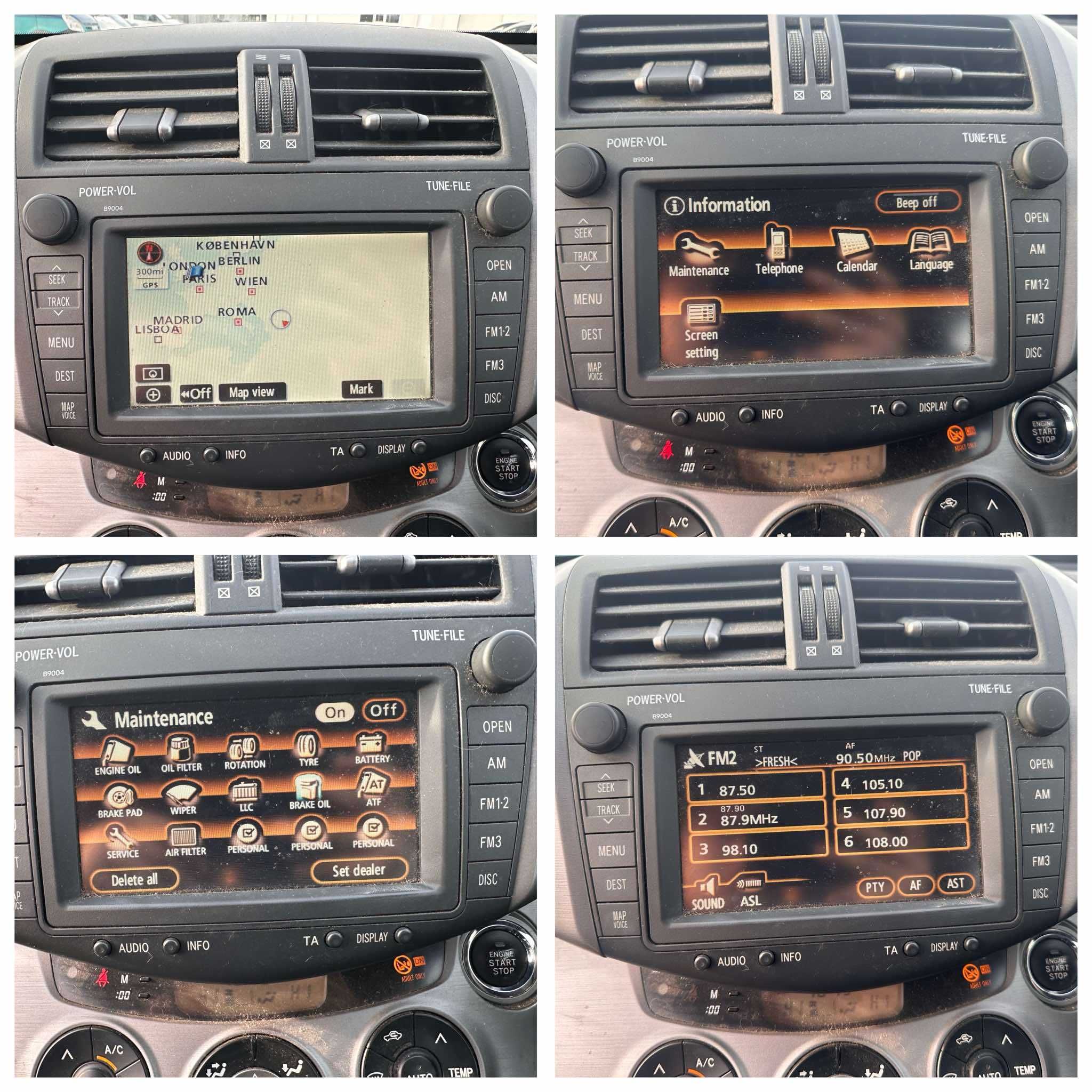 Навигация-Радио ЗА Toyota Rav4