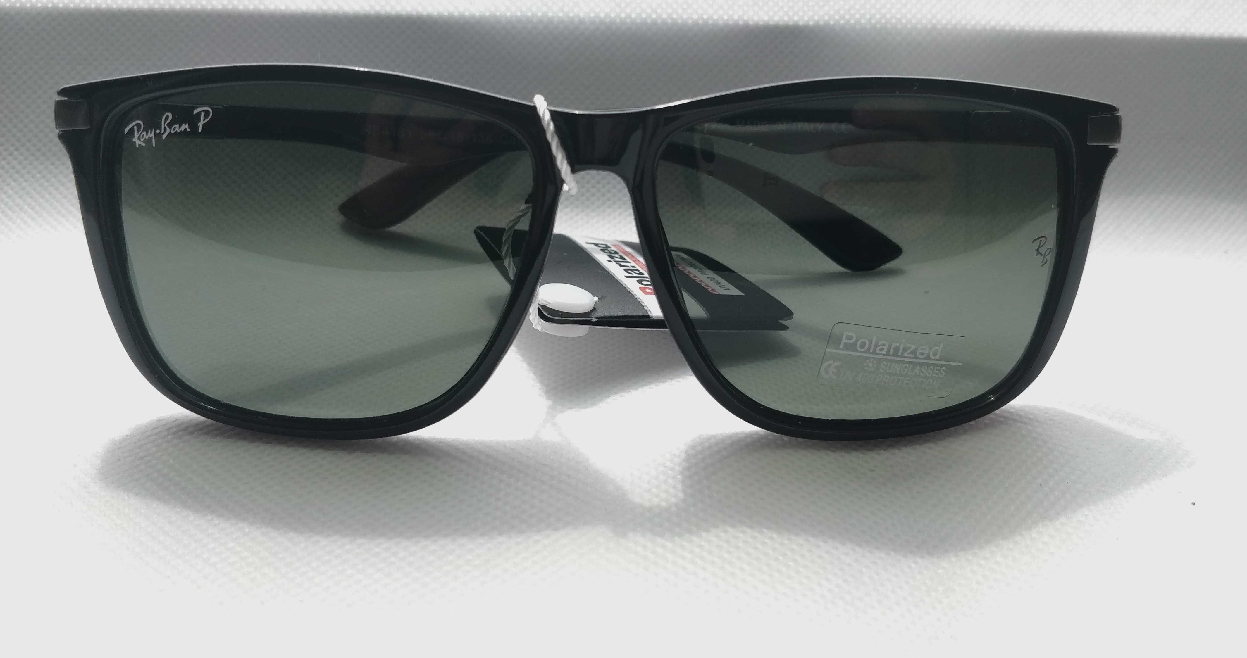 Ochelari de soare Ray-Ban RB4181 lentile verzi, polarizati