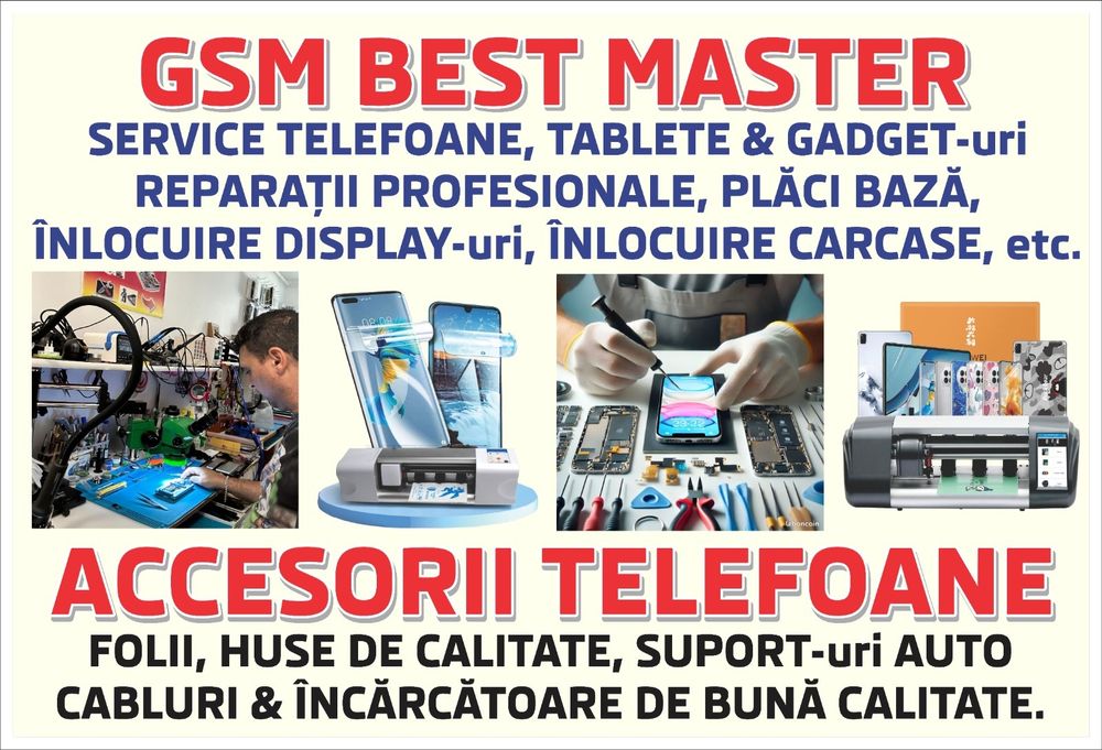 Gsm Master Best Reparații Profesionale Telefoane, Tablete, Gaget-uri