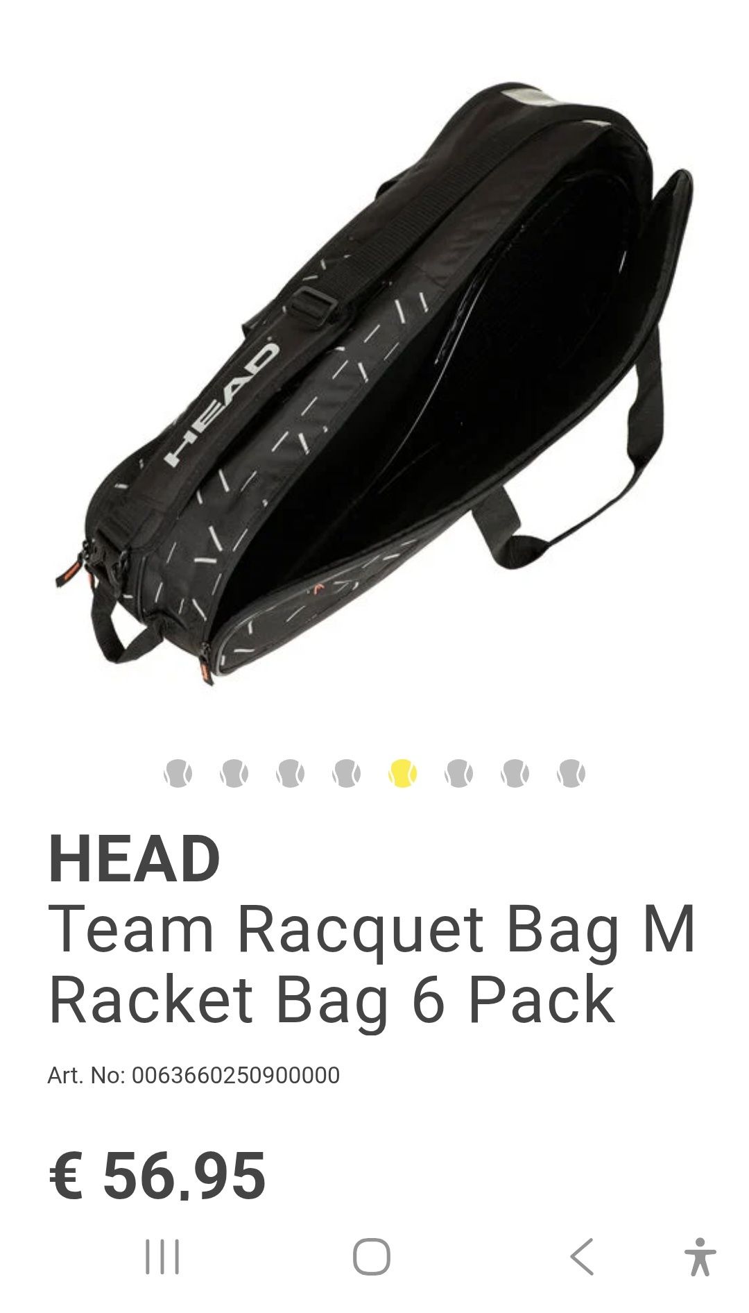 Geanta pentru rachete tenis