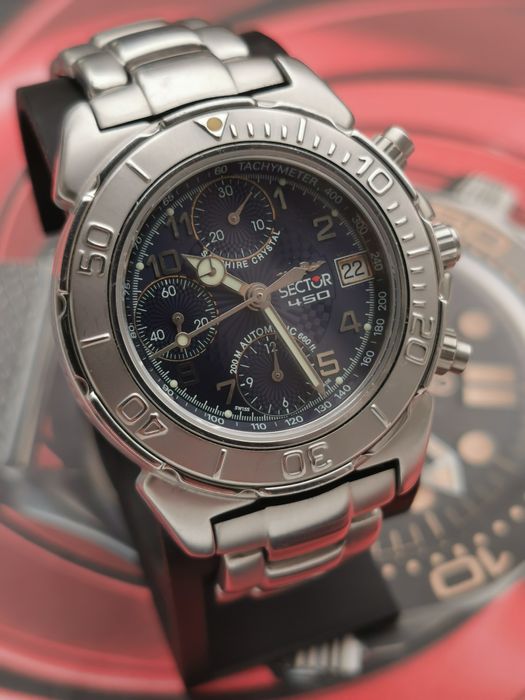 Ceas Sector No limits 450 chronograph automatic eta 7750