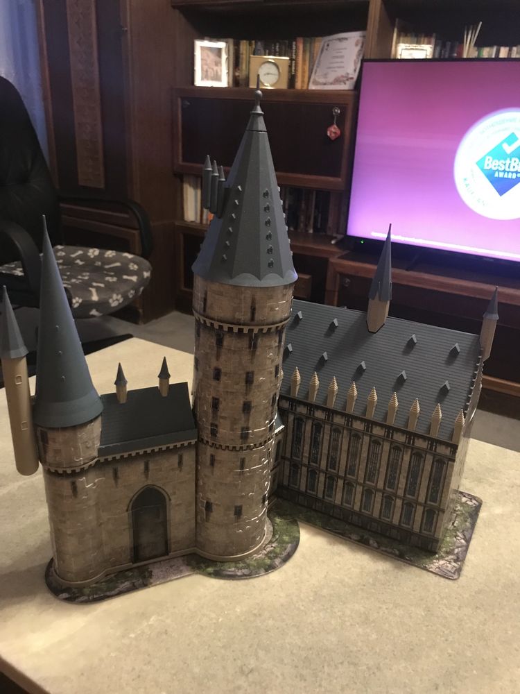 3D пъзел Хари Потър замъците Ravensburger & Gogwarts