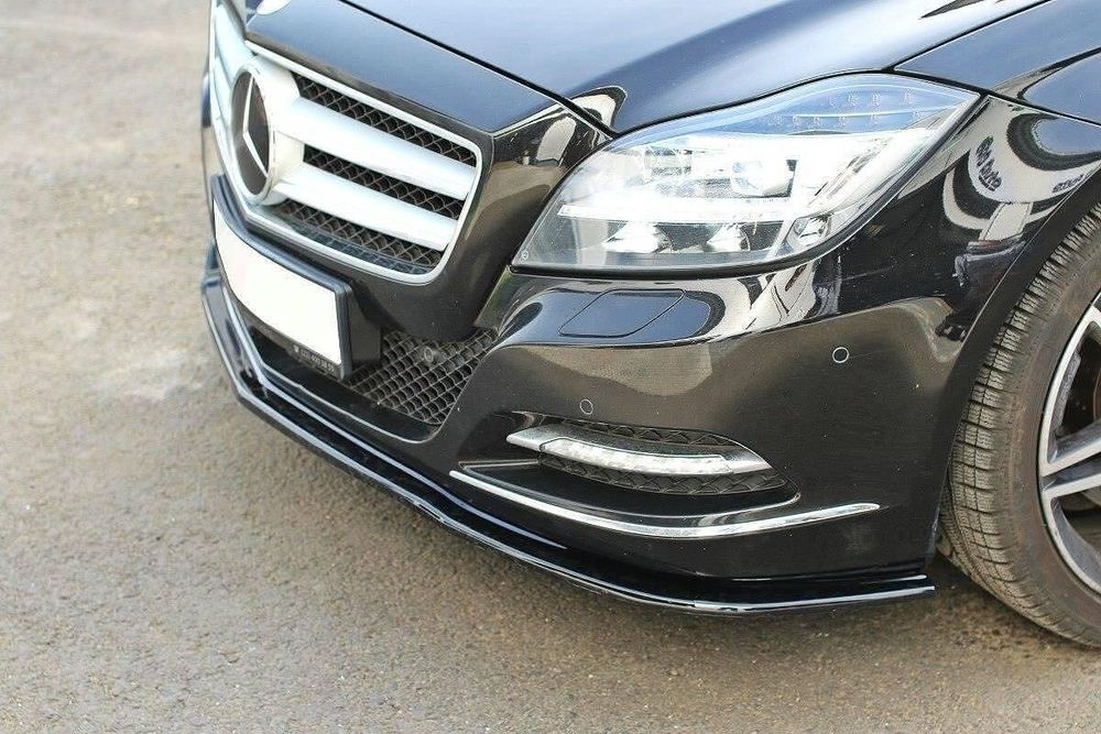 Спойлер за стандартна предна броня maxton design за mercedes benz cls