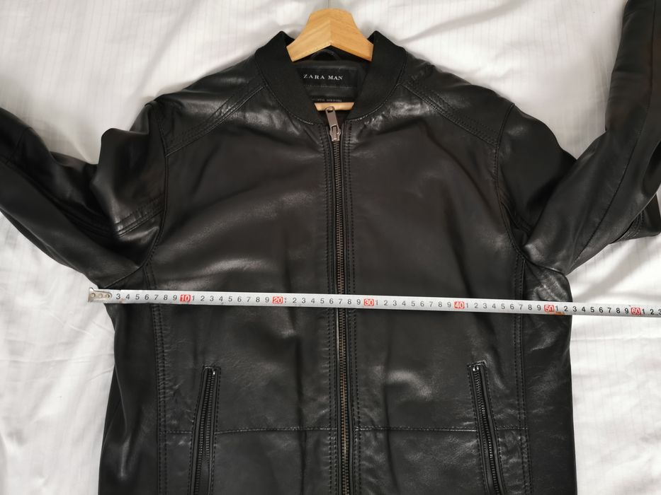 Geaca piele Zara bărbați mărimea L calitate înaltă