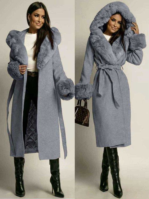 Стилно дамско палто