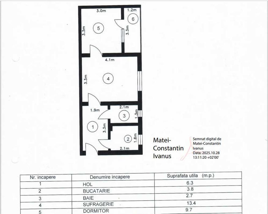 Vand Apartament  2 camere zona Policlinica