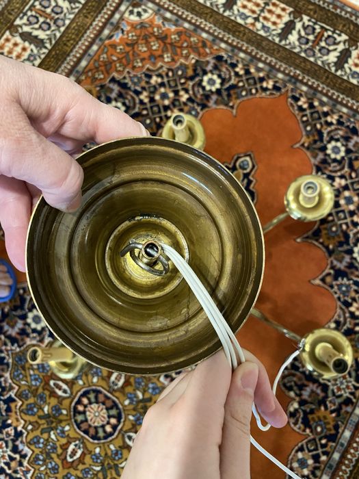 Candelabru lucrat manual