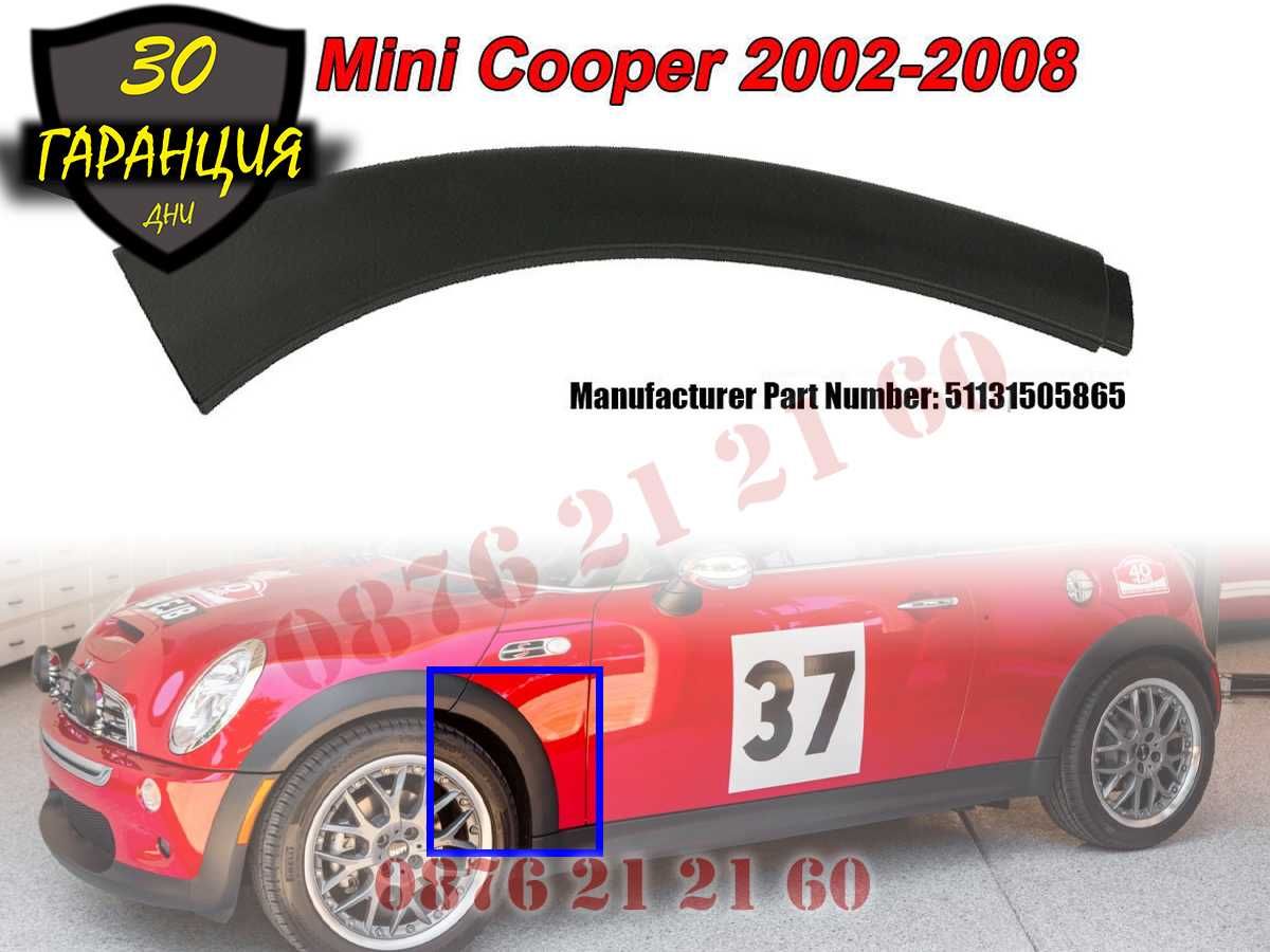 Вежди Калници Раздувки MINI R50 R52 R53 МИНИ Р50 Р52 Р53 02-2008