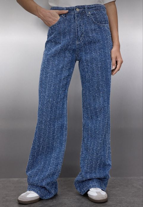 Дамски широки дънки