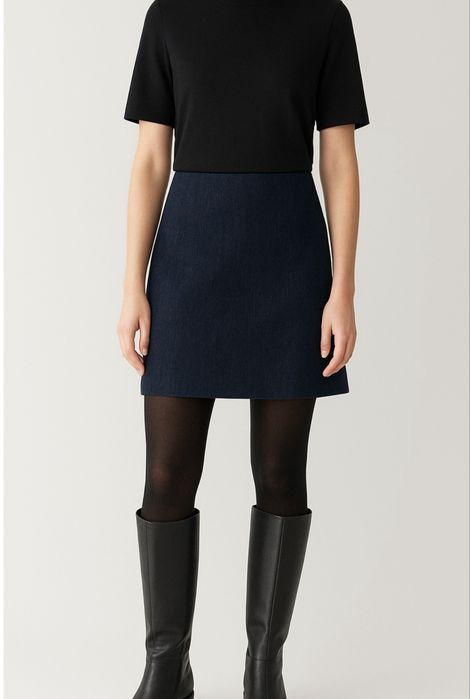 COS пола деним А-силует