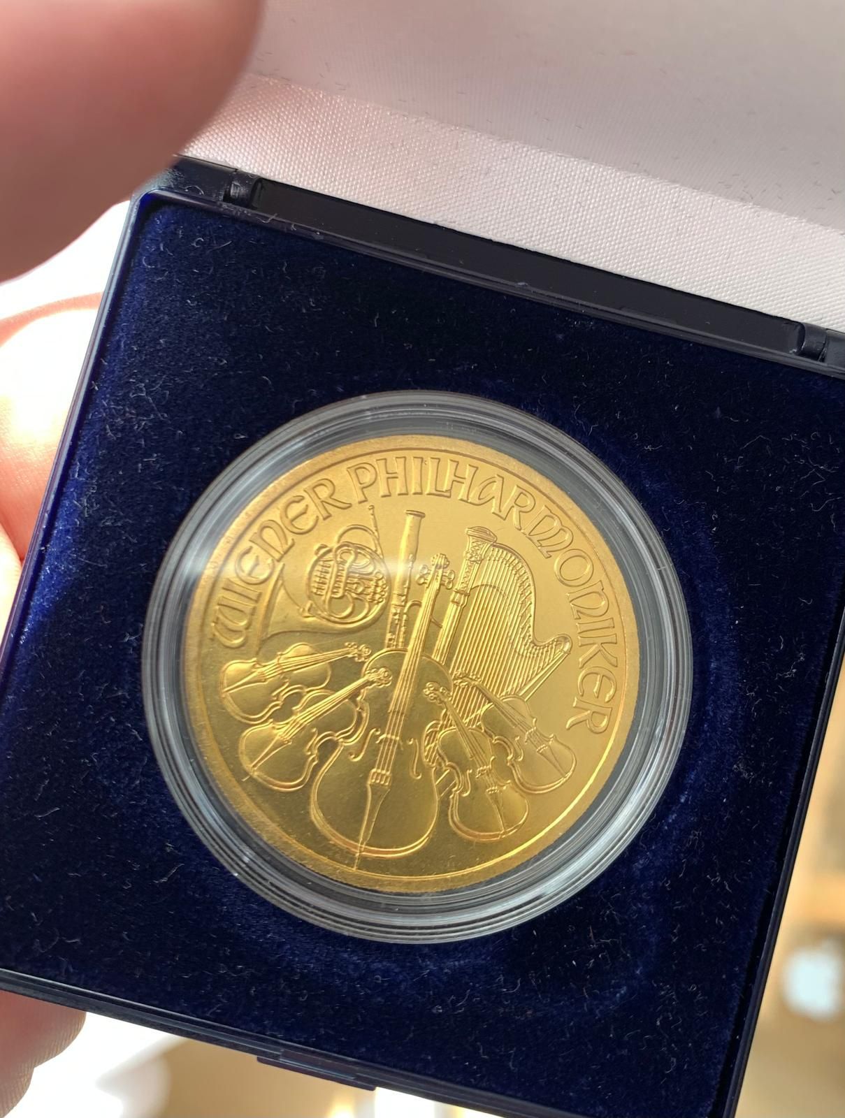 Moneda aur pur Philharmoniker- 1 uncie