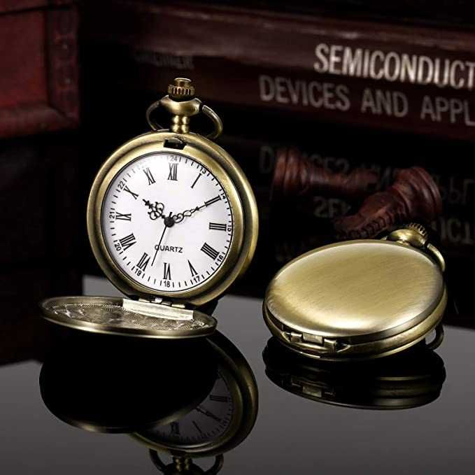 Мъжки джобен часовник TREEWETO с гравиран надпис