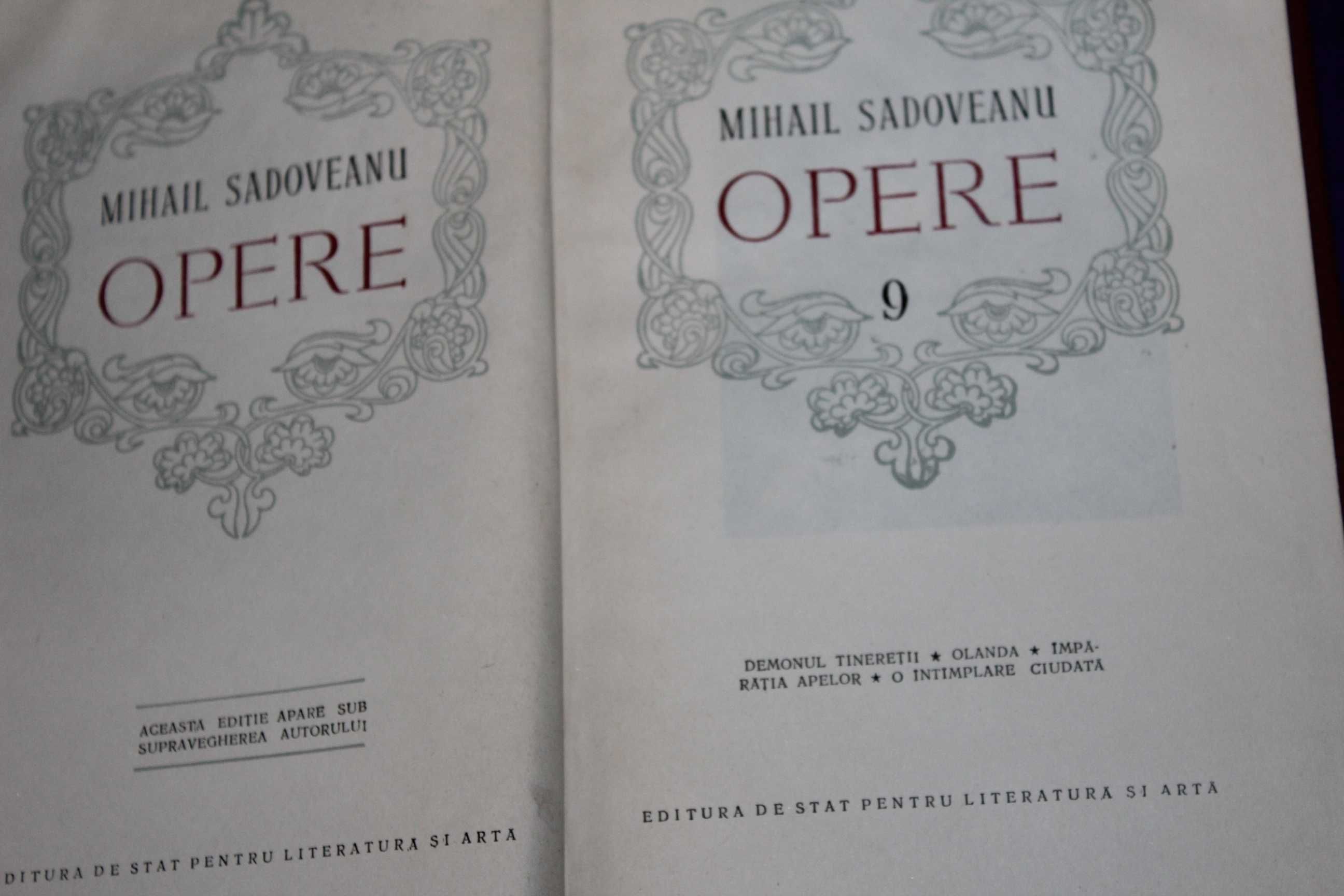 reviste Secolul 20 21 Scoala Sociologica Mihail Sadoveanu Opere 15 vol