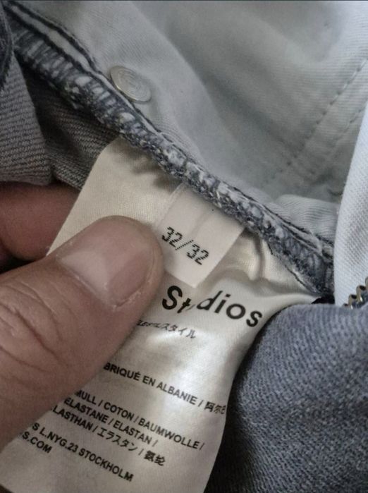 Blugi de lux Acne Studios, Bărbați - Drepti - W32/L32 - Suedia