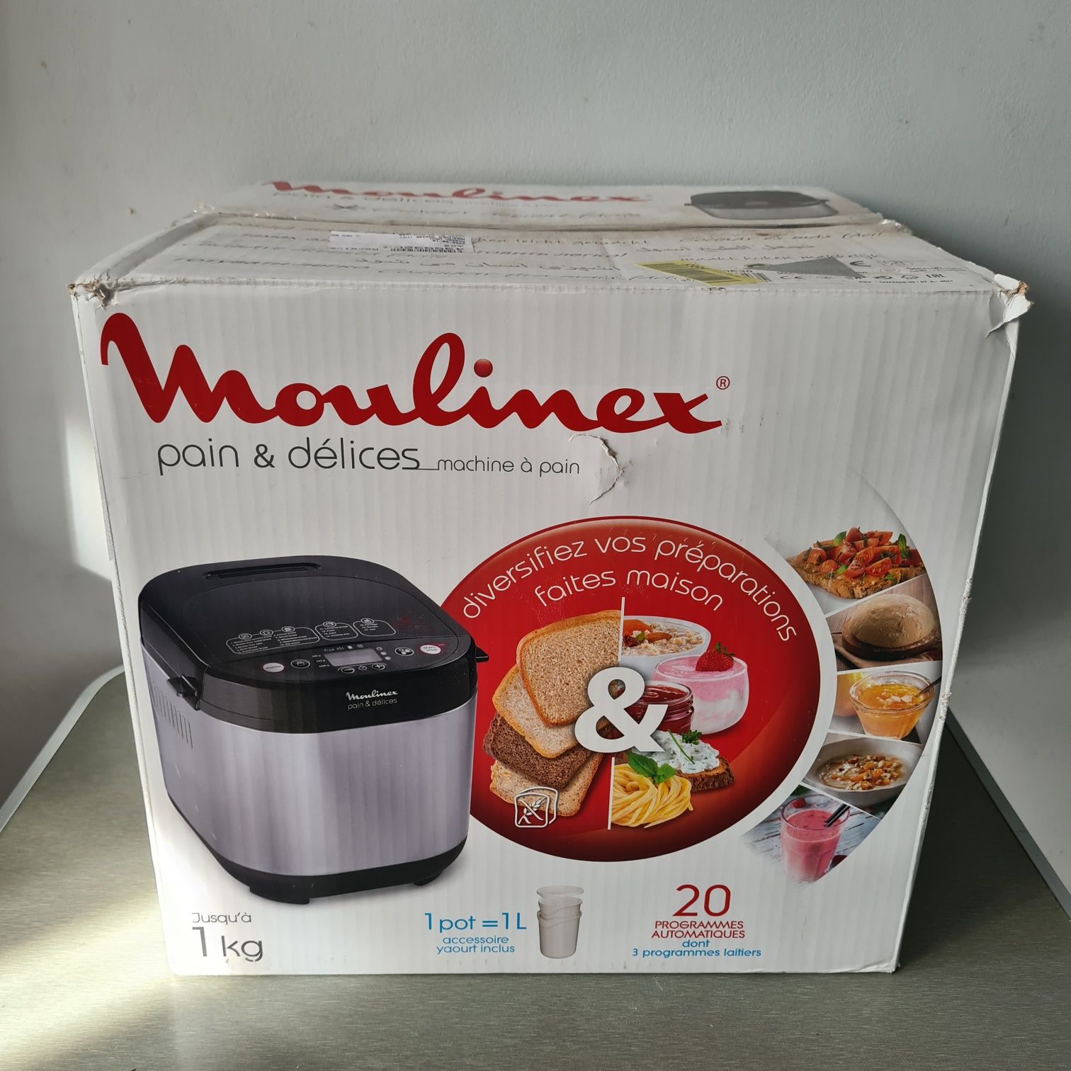 Хлебопекарна Moulinex OW220830, 650W, 17 програми, 1кг.