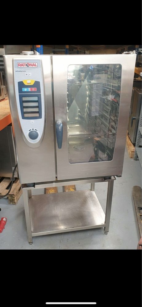 Готварски Конвеклтомат Rational SCC 101. Самоизмиване!Бг меню!