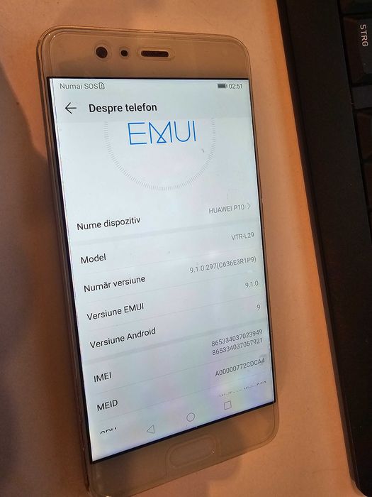 Defect Huawei p10 baterie umflata