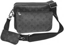Borseta Premium Louis Vuitton Trio Messenger Gri - Negru