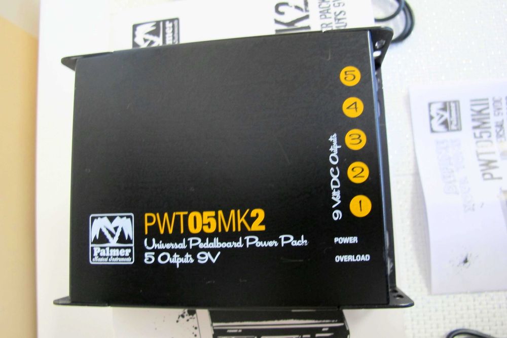 Palmer PWT-5 MK II – Тороидално захранване за педалборд с гаранция