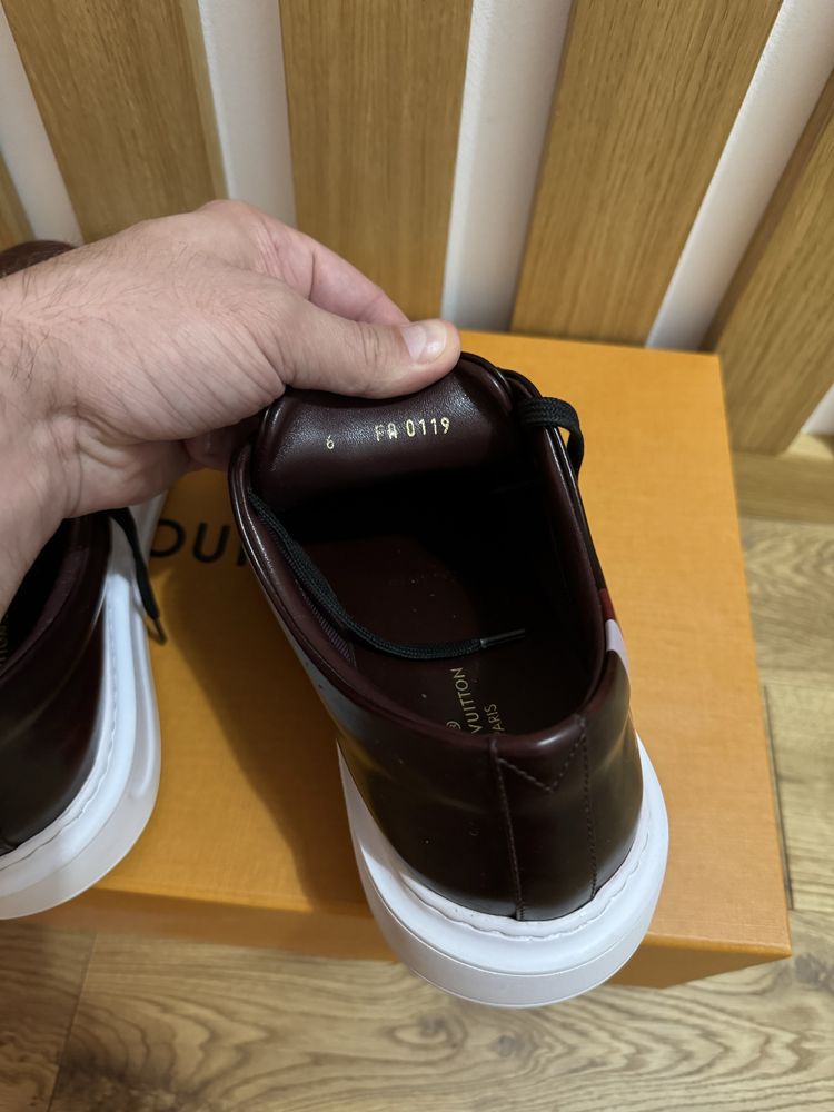 Louis Vuitton Beverly Hills Leather Low Trainers