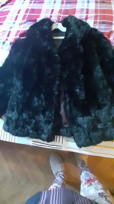 Кожени пълта от астраган и визон