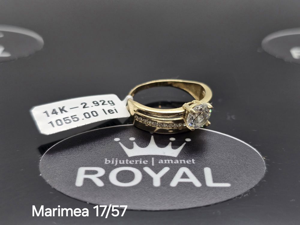 Bijuteria Royal: Inel aur 14k/2.92 gr