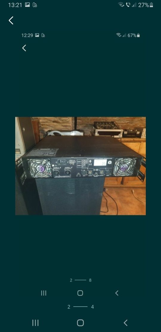 Amplificator Dynacord SL1200/EV CPS2/Generalmusic minisound8