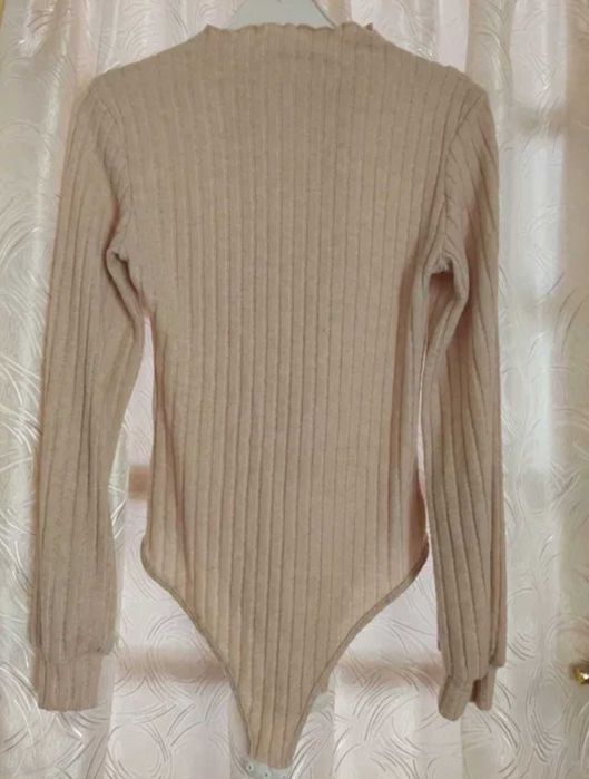 Body maneci bufante tricot casual XS/S