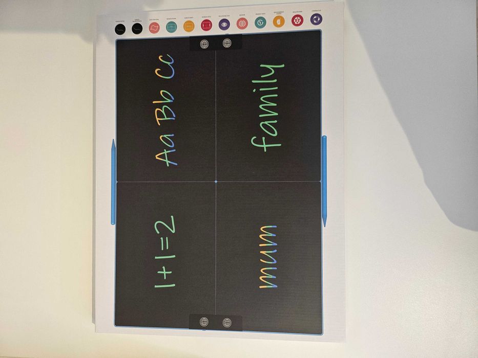 Tableta de scris/desenat color dubla Techone® Draw Pro, 21 inch, LCD