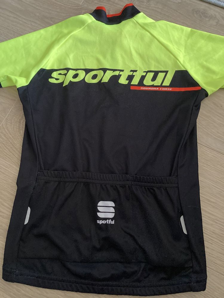 Tricou Sportful ciclism copii 8-10 ani