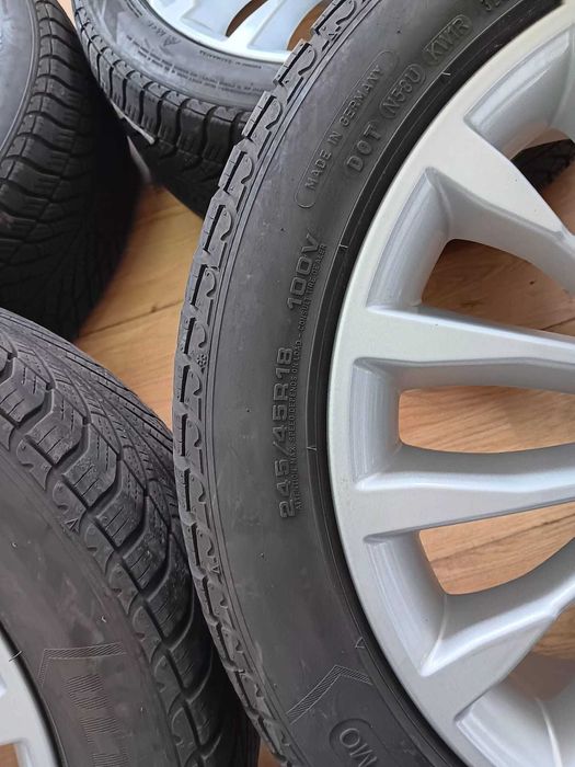 Jante 18 BMW seria 5 G30 G31 G38 cu senzori anvelope MS 245 45 R18 OEM