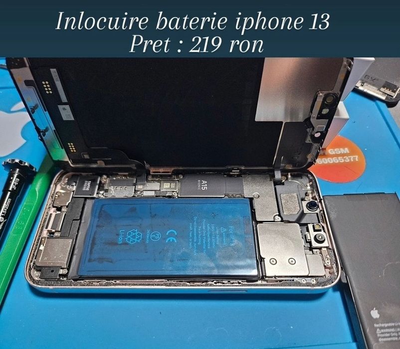 Înlocuire baterie iphone 13