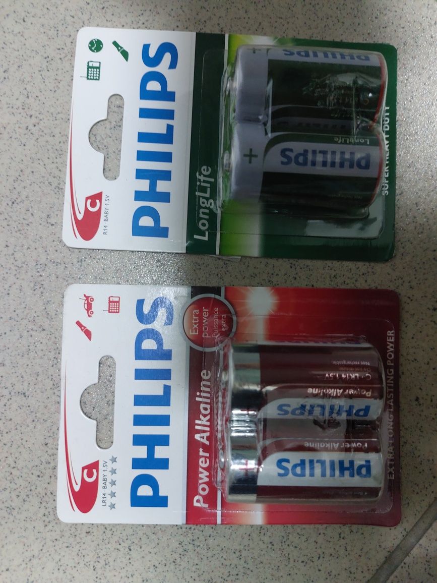Алкални батерии philips r14