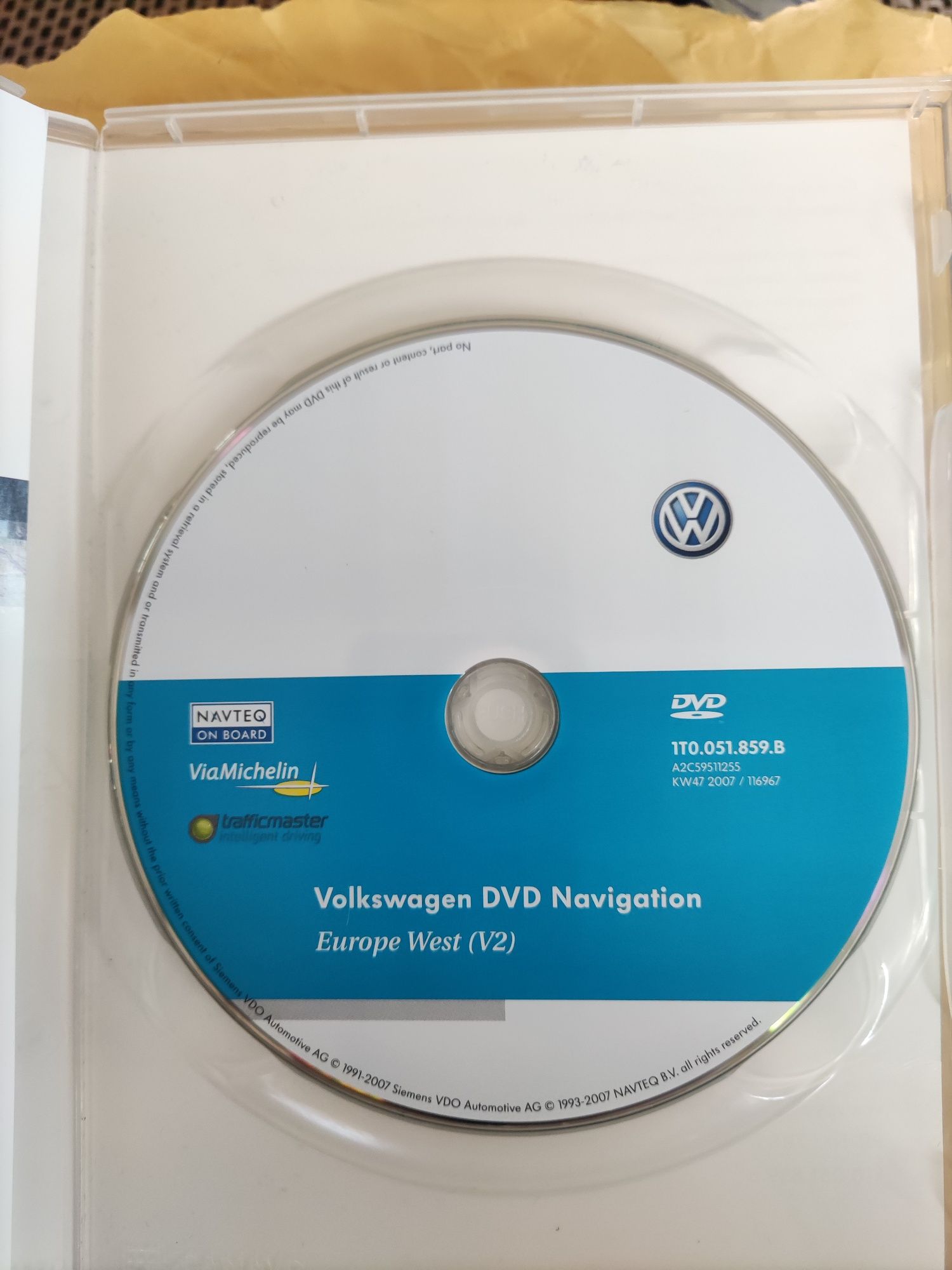 DVD navigatie Volkswagen