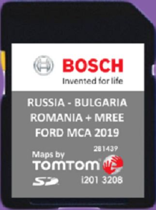 Ford MCA 2022-23 SD Card Russia Bulgaria Romania MREE България Сд Карт