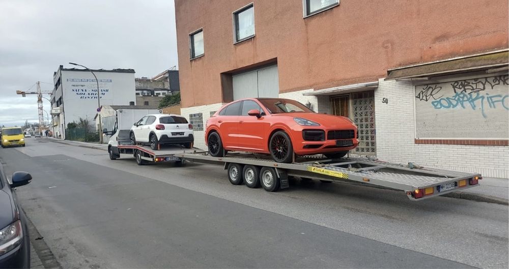 Transport auto pe platforma Germania Belgia Franta Olanda Danemarca