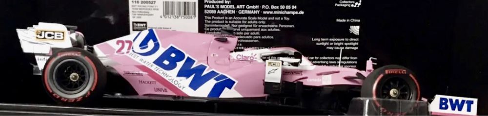 Machete formula 1 f1 1/18,1/24 Mercedes,Renault Benetton,Racing Point