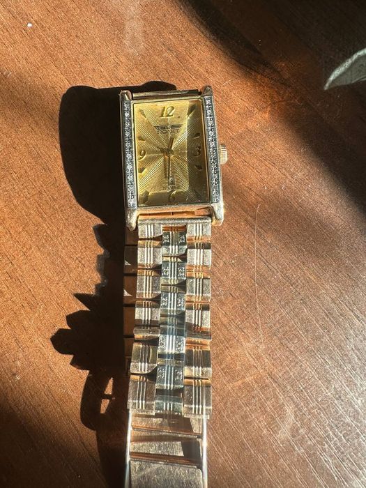 Продаются золотые мужские часы Полет 22 камня бриллиантов