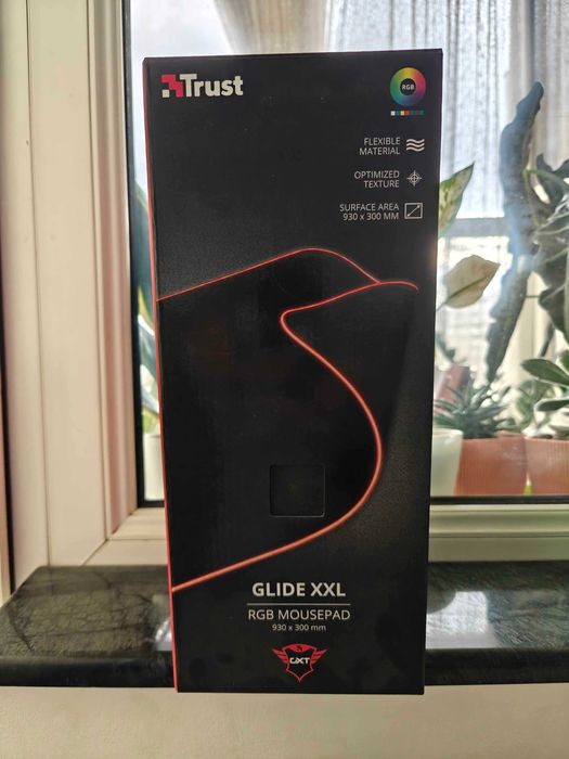 Подложка за Мишка Trust GXT 764 Glide-Flex RGB XXL