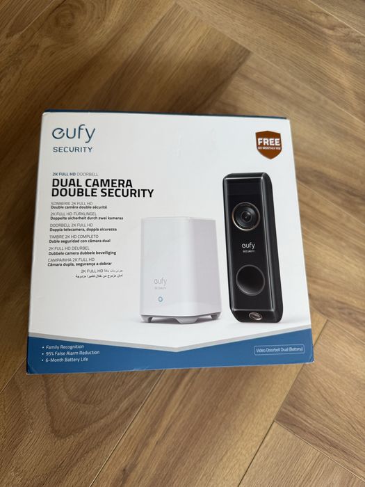 Eufy 2K Dual Camera Doorbell – nou, nefolosit