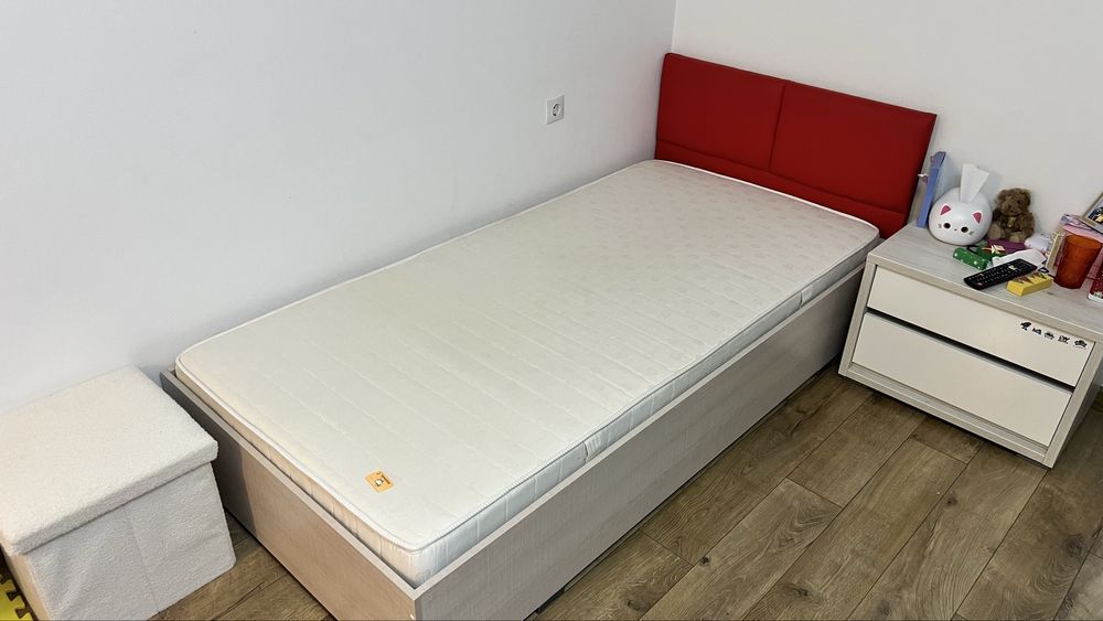 Pat dormitor 180/200 Pat o persoana 90/200 Saltea spuma memory