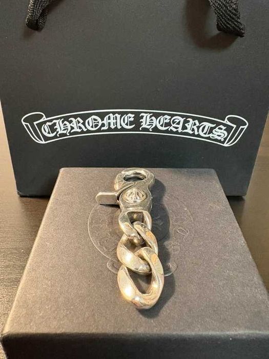 Chrome Hearts .925 Silver Cuban Link Keychain