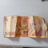Vând bancnota veche din anul 1998 de 5.000 lei