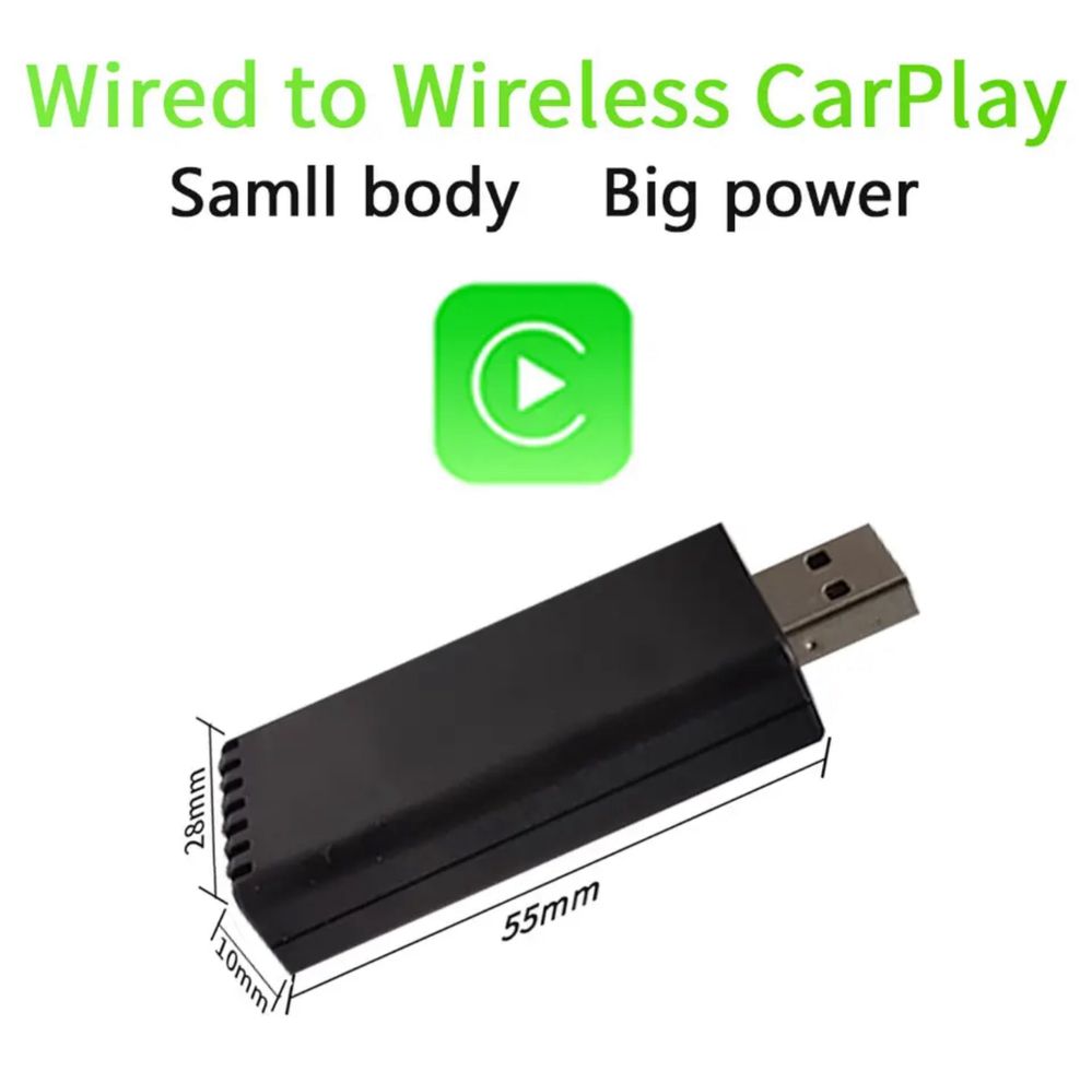 Adaptor wireless Apple Carplay, Car AiBOX, dimensiuni reduse!