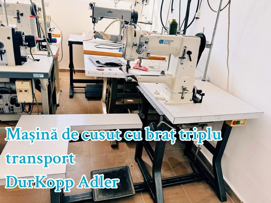 Masina de cusut in piele Triplu transport Durkopp Adler