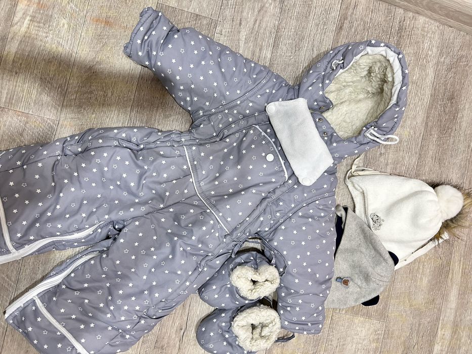 Зимний конверт-комбинезон